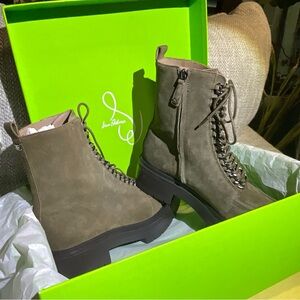 Sam Edelman Olive Combat Boots